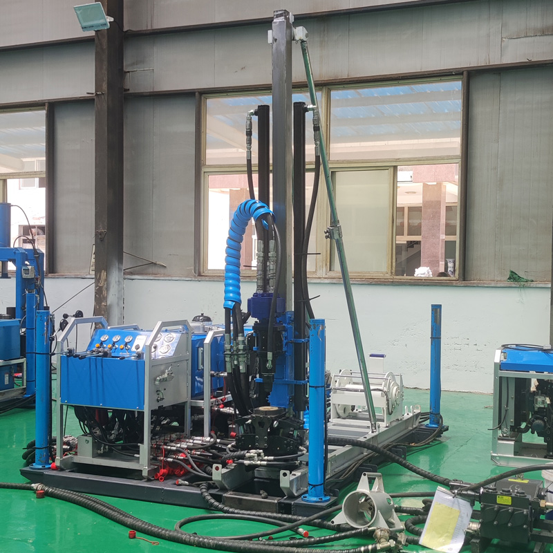 CR800UG 800m Electric-Powered Modular Full Hydraulic Wireline Core Drilling Rig