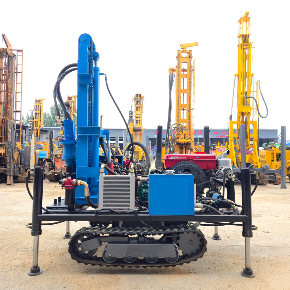 WR120E Cost-Effective Compact Crawler-Mounted Hydraulic Water Well Drilling Rig