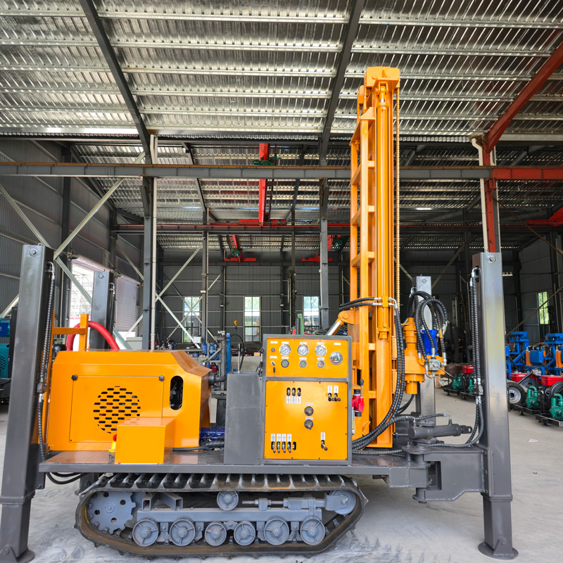 WR260E 260m Compact Crawler-Mounted Full Hydraulic Water Well Drilling Rig