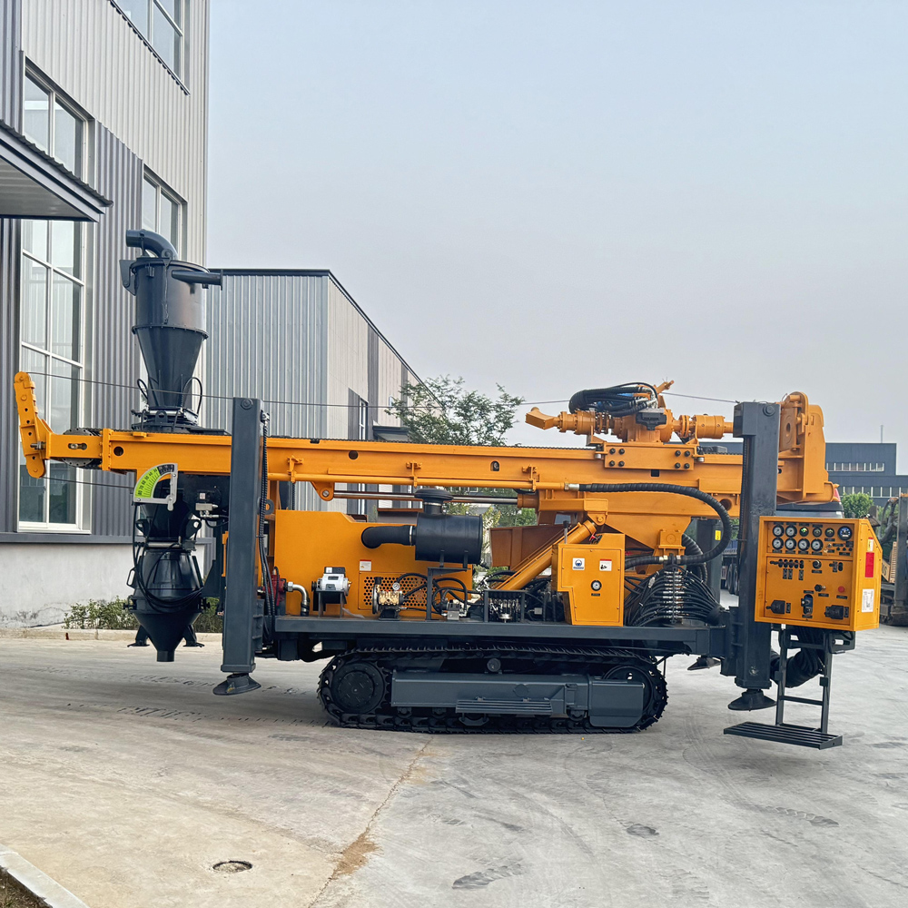 WR500RC-CS3 500 m Reverse Circulation Drilling Rig with 3-in-1 Cyclone Sample Splitter