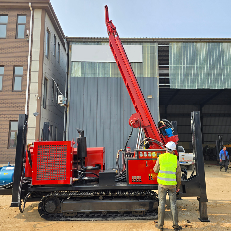 WR500SE 500m Cost-Effective Telescopic-Mast Crawler Water Well Drilling Rig