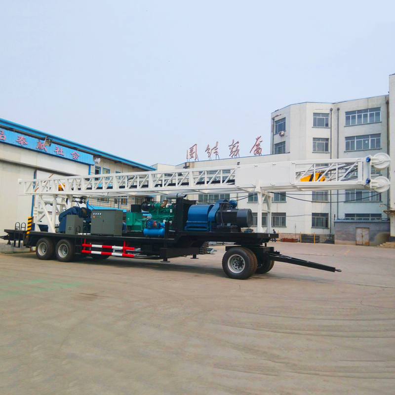 WRTR600 600m Rotary Drilling Rig for Water Wells, Geothermal and Foundation Projects