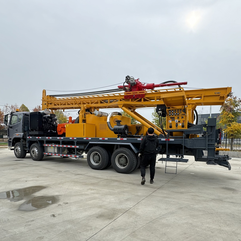 WRT1000 1000m Truck-Mounted Straight Mast Water Well Drilling Rig